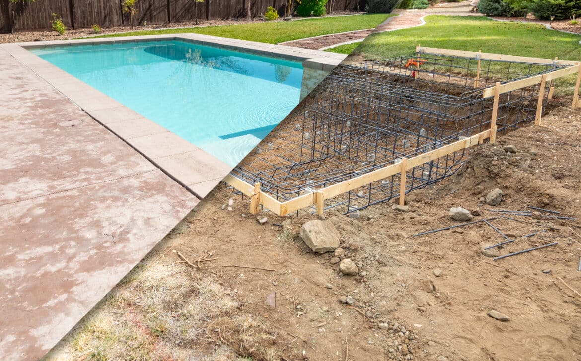 Permis de construire pour une piscine : obligatoire à compter de 20m2 à 100m2 (selon conditions)