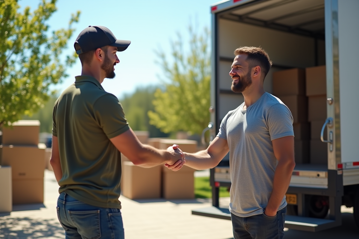 camion déménagement