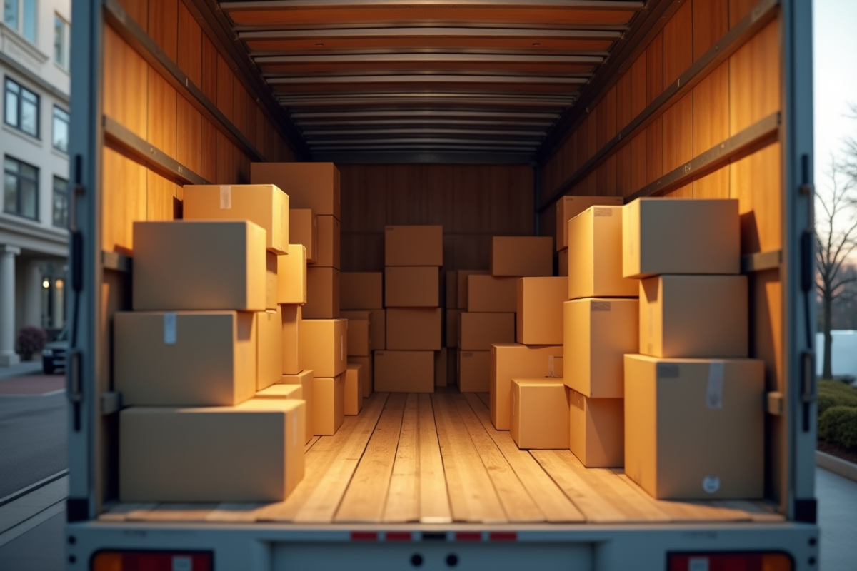 camion déménagement