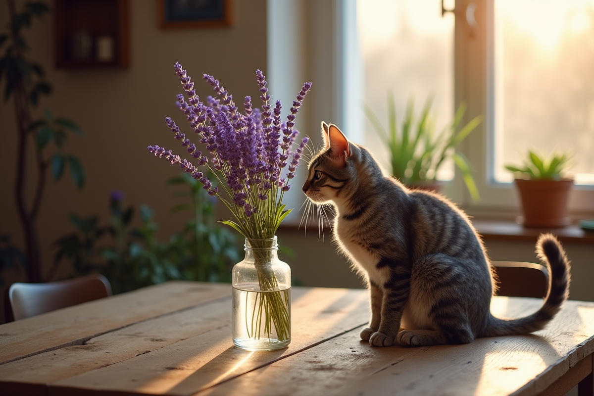 animaux lavande